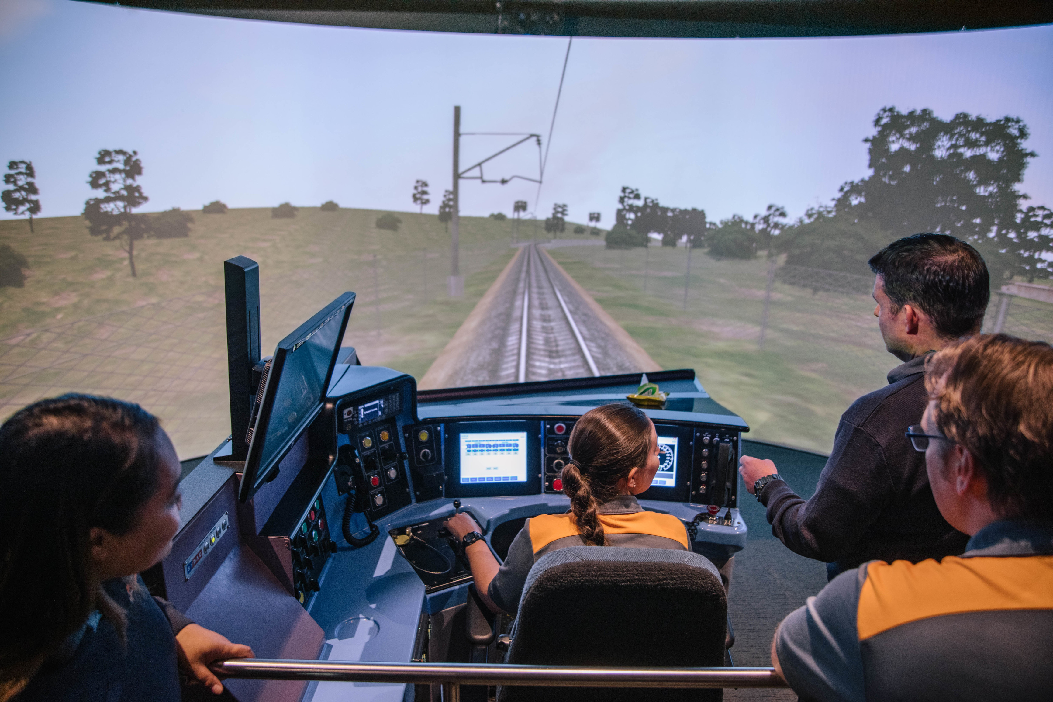Train Driver training using virtual reality